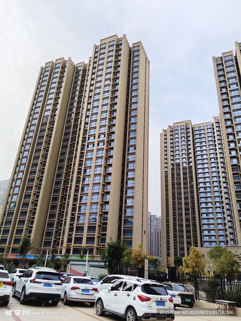 城市高层住宅区景观