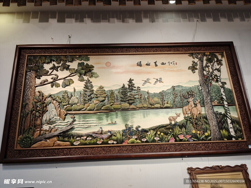 中式古典山水挂画
