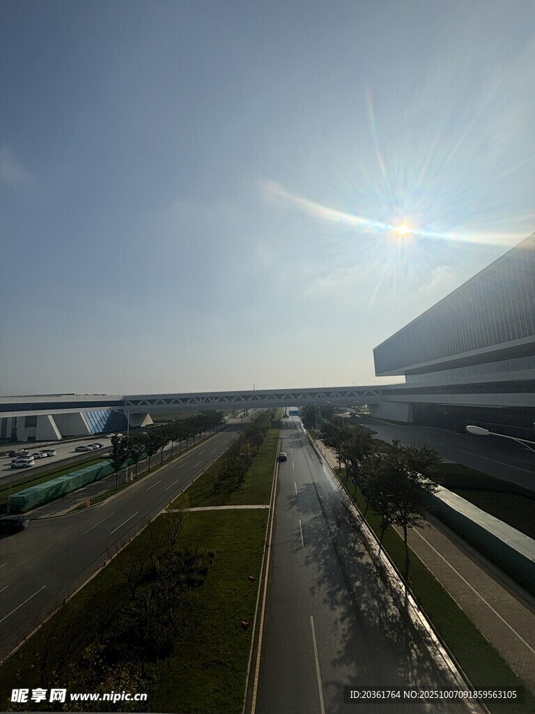 城市道路与建筑景观