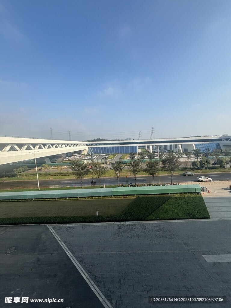 现代建筑景观俯瞰图