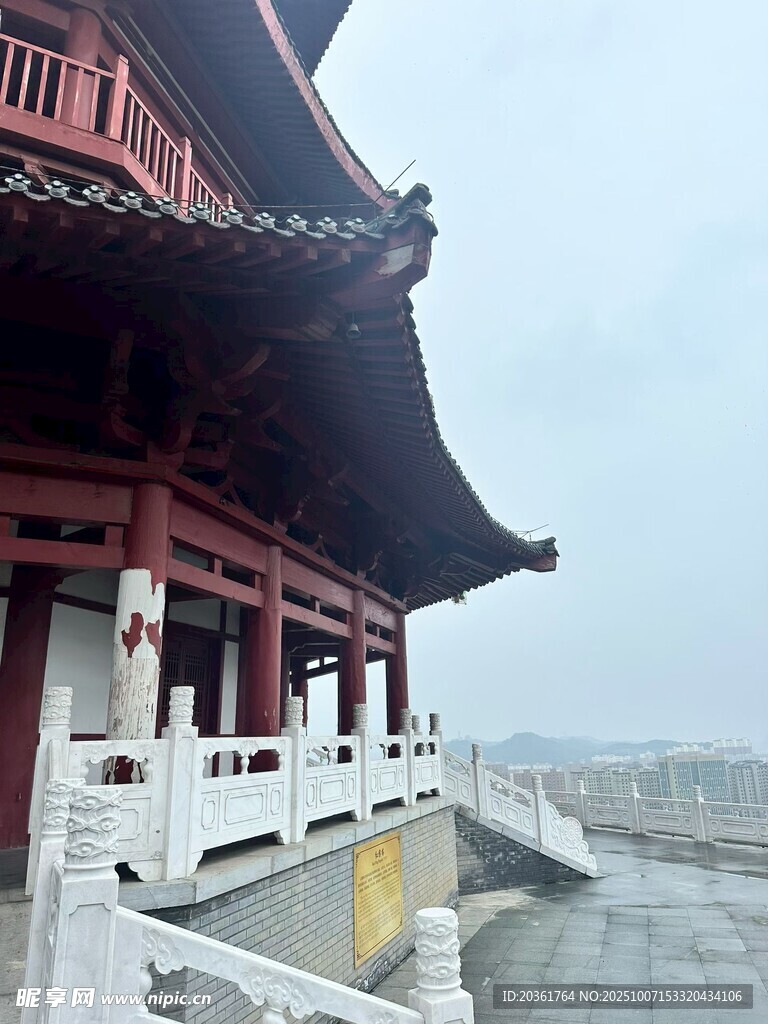 中式古建筑一角