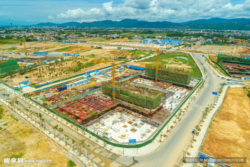 城市建设航拍图