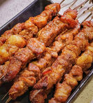 烤羊肉串 烧烤图案 