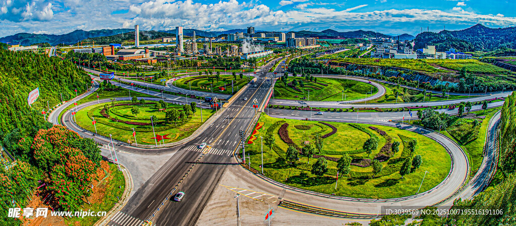 城市环形公路景观