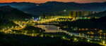山城璀璨夜景俯瞰图