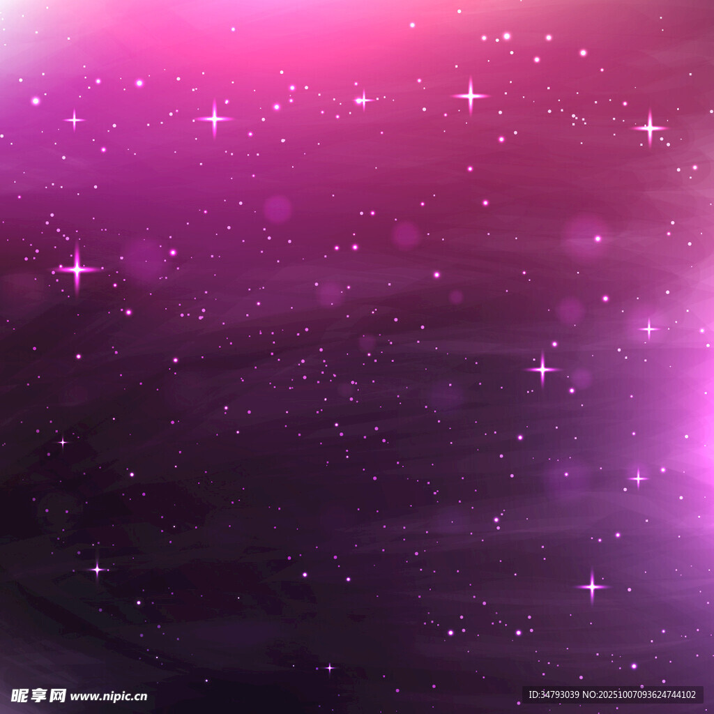 梦幻紫色星空背景