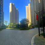 城市住宅区的开阔景观