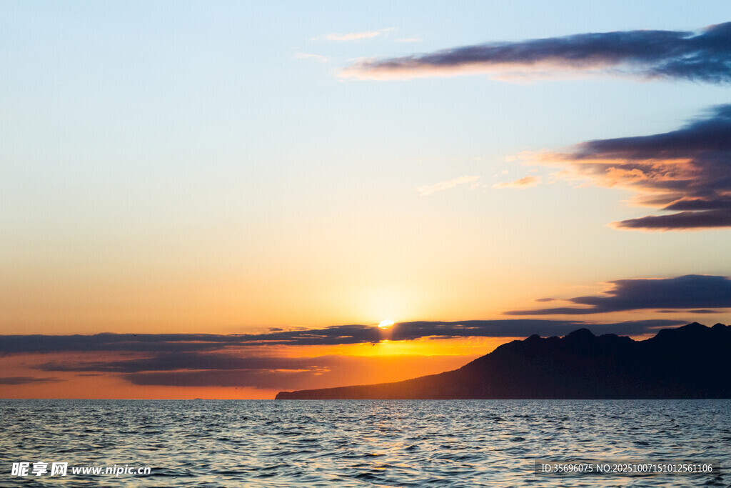 海上日落美景