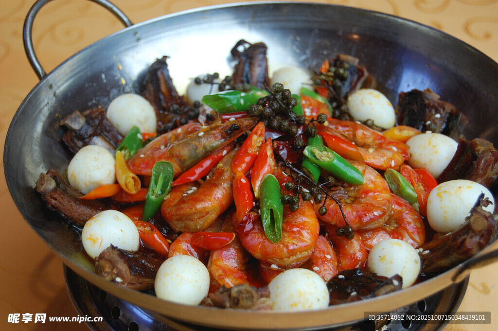 美味特色干锅海鲜丸子