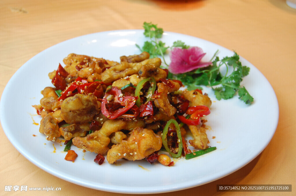 香辣美味炒花菜