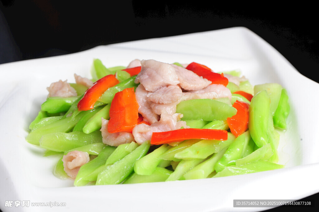 青椒炒肉片
