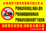 电动车充电安全警示海报