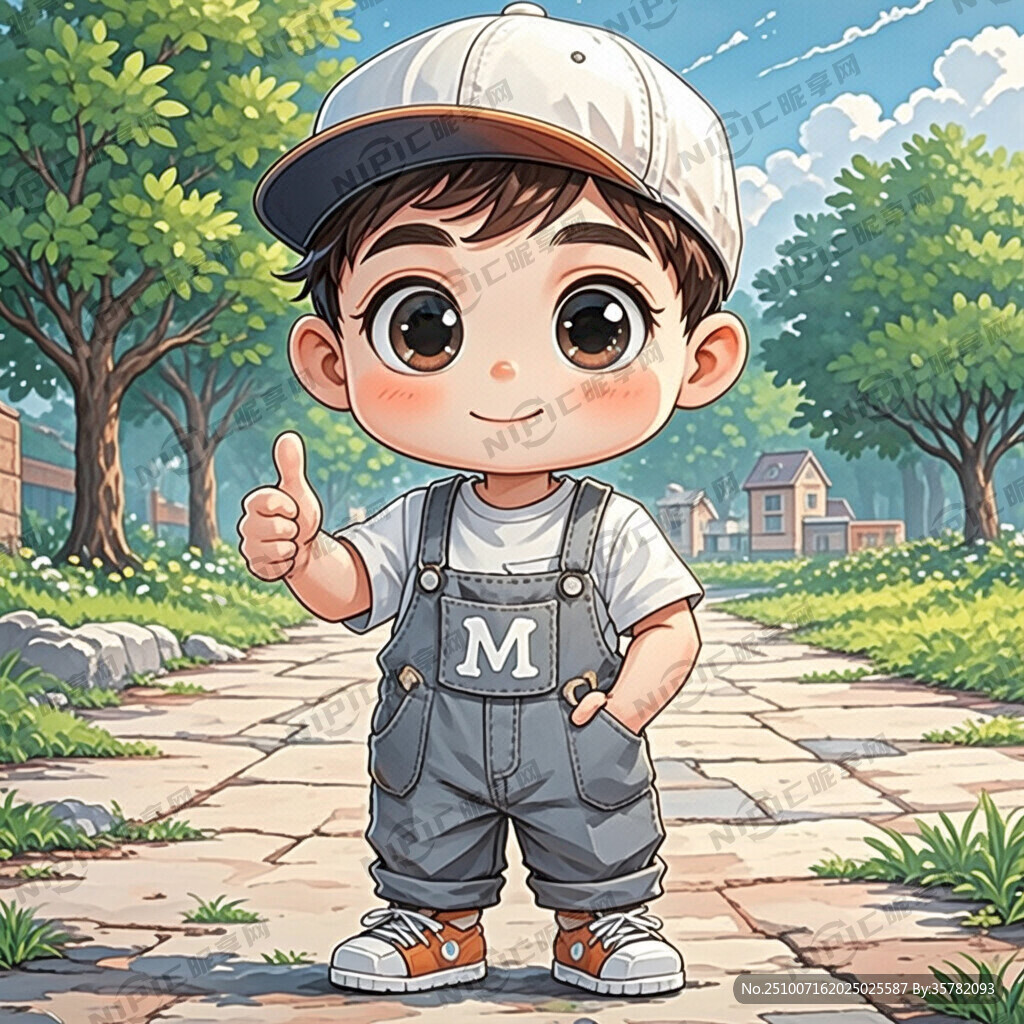 一只手手插兜一只手伸出大拇指非