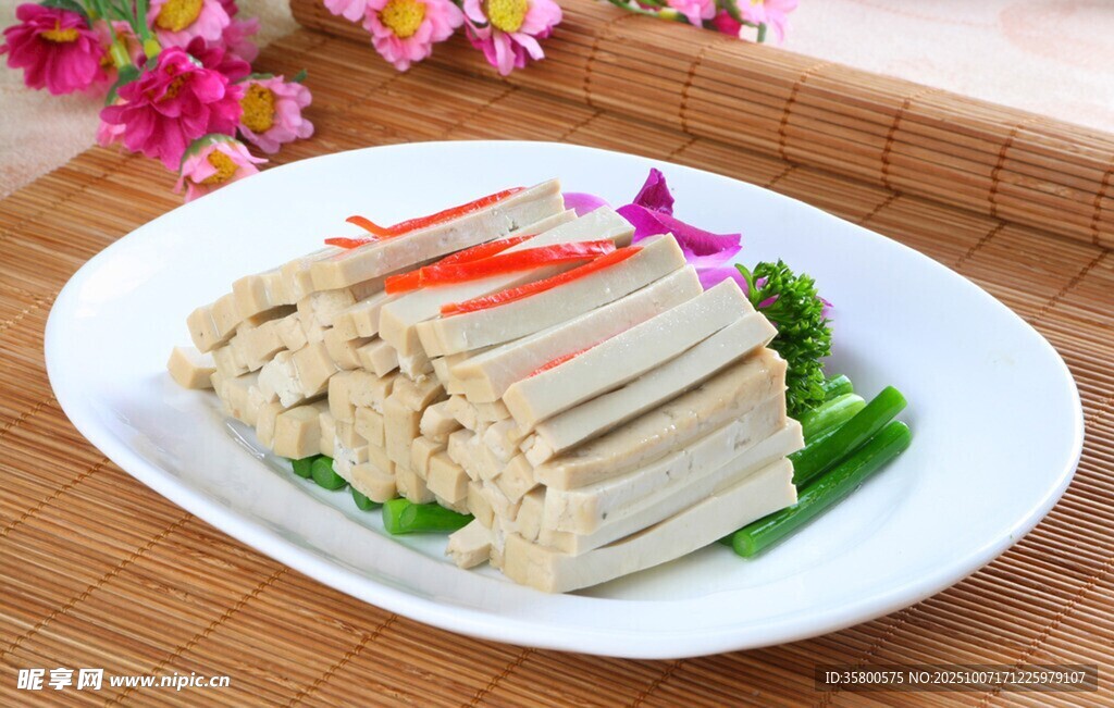 凉拌豆腐卷