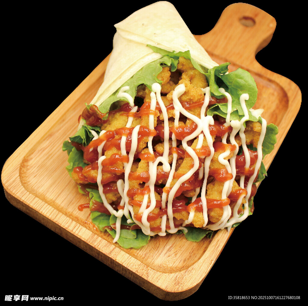鸡肉卷饼