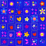 碎花 格子