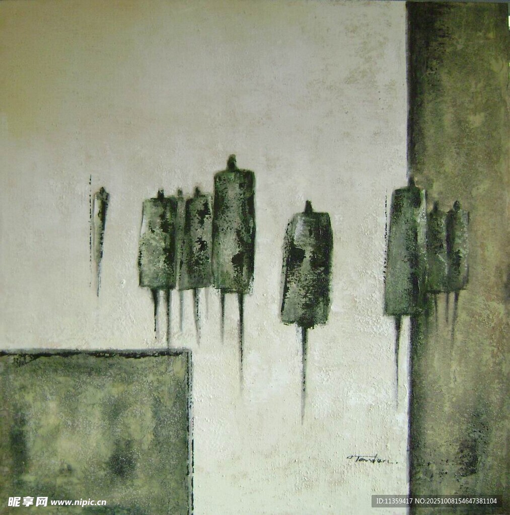 抽象艺术风格的独特画作