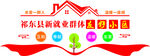 友好小区文化墙