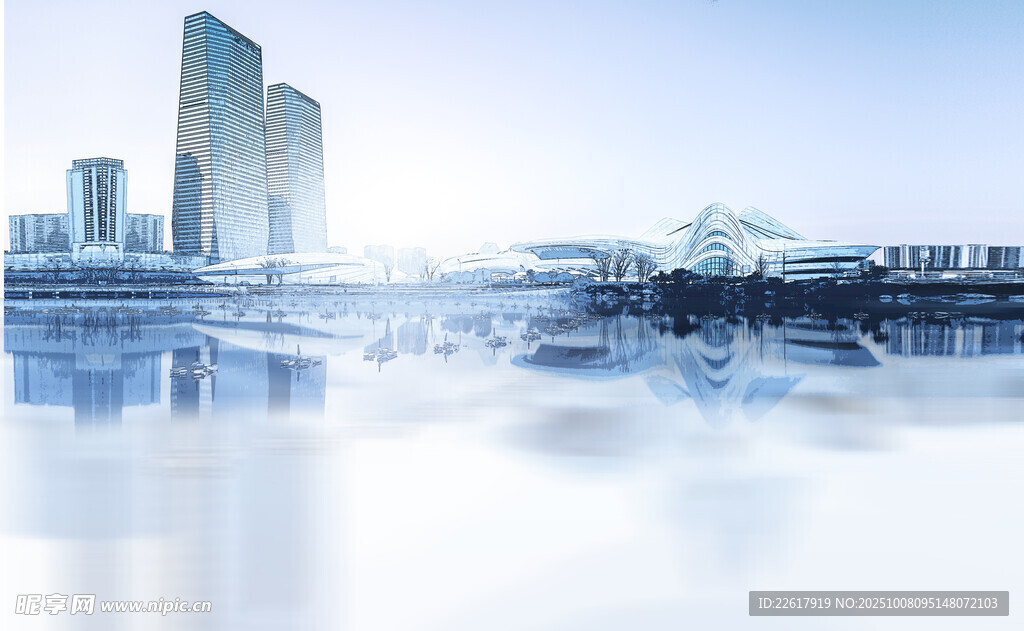 长沙梅溪湖建筑景观