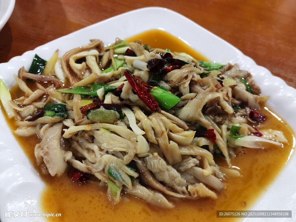香辣爆炒平菇