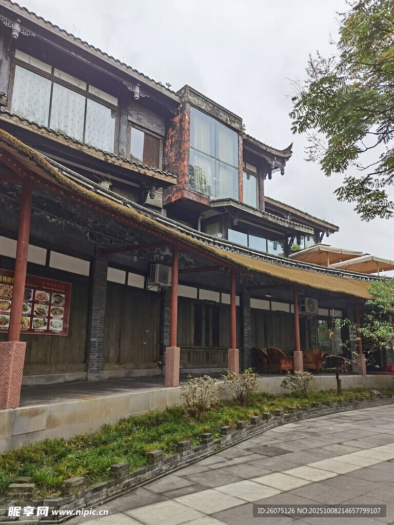古雅中式传统建筑外观