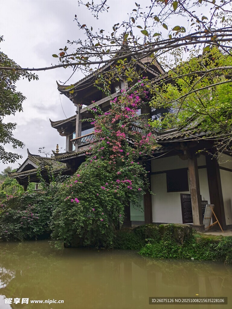 中式水乡古建筑风景
