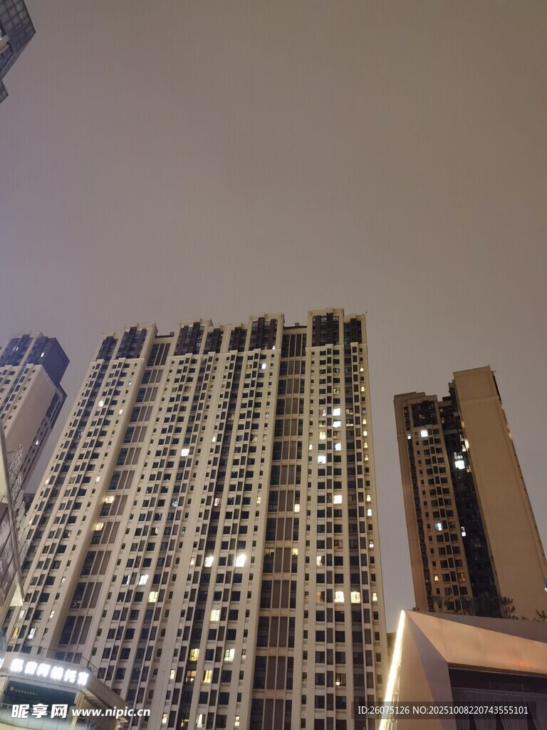 城市高楼夜景