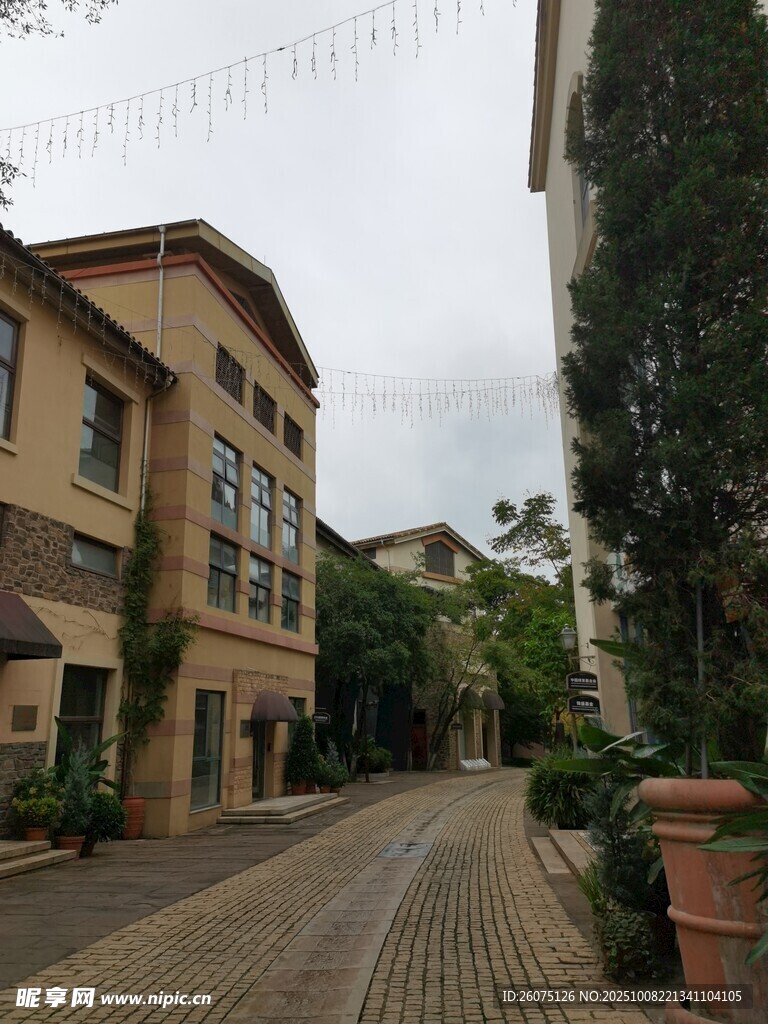 欧式街道建筑景观