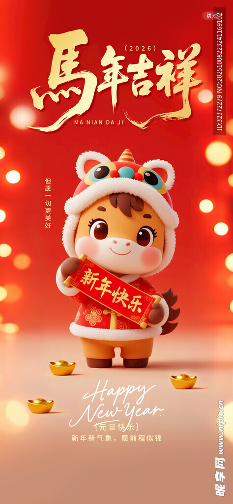 萌虎贺岁迎新春