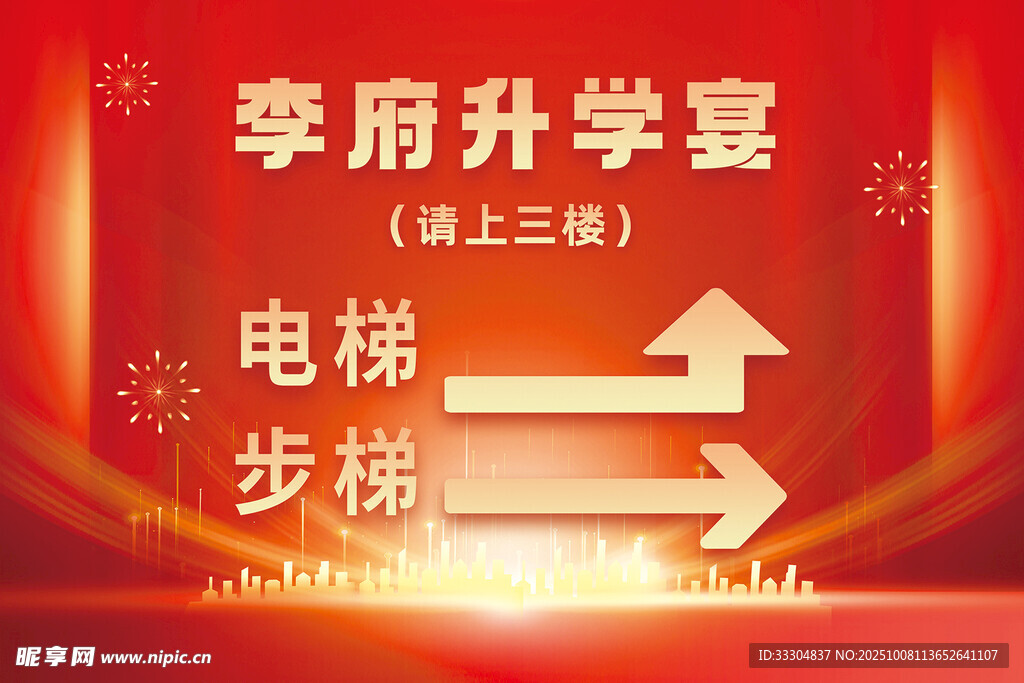 升学宴指示牌