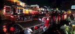 热闹夜市街景