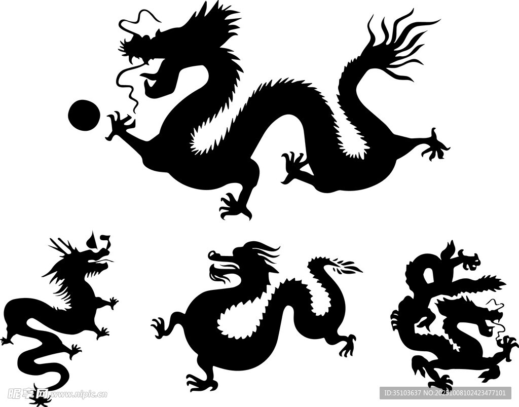 多样龙图案设计元素