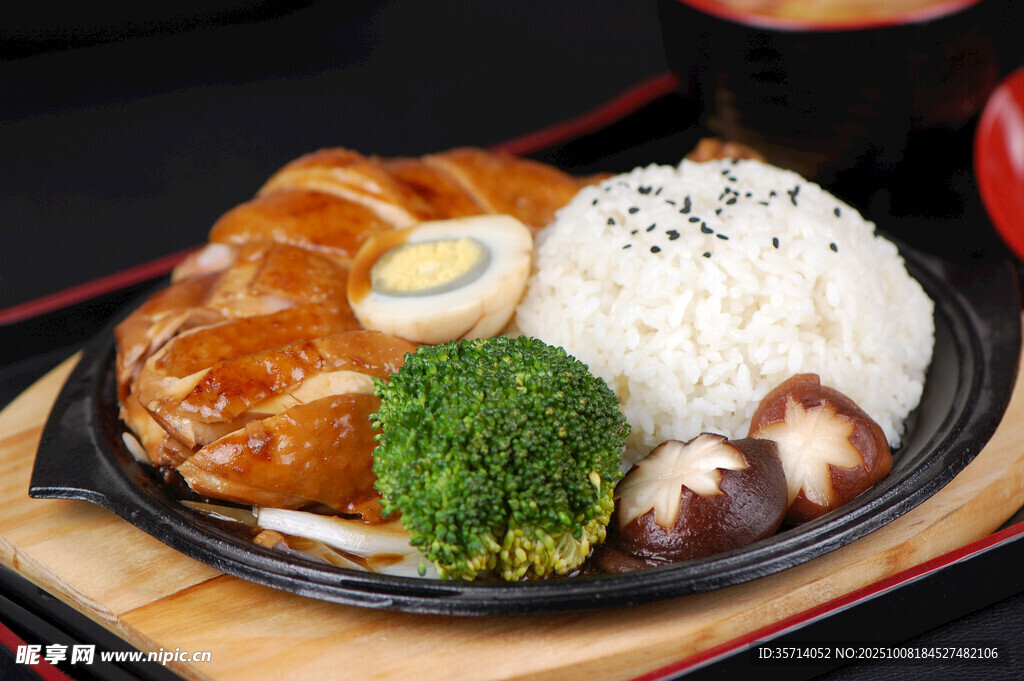 日式照烧鸡排饭套餐