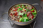 香辣牛肉蔬菜火锅