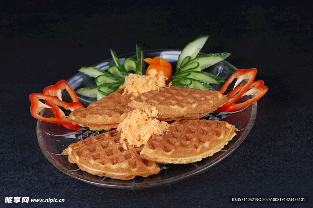美味煎饼摆盘装饰精美