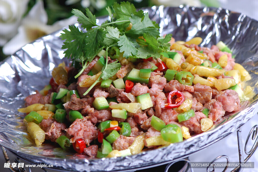 锡纸牛肉蔬菜美味料理