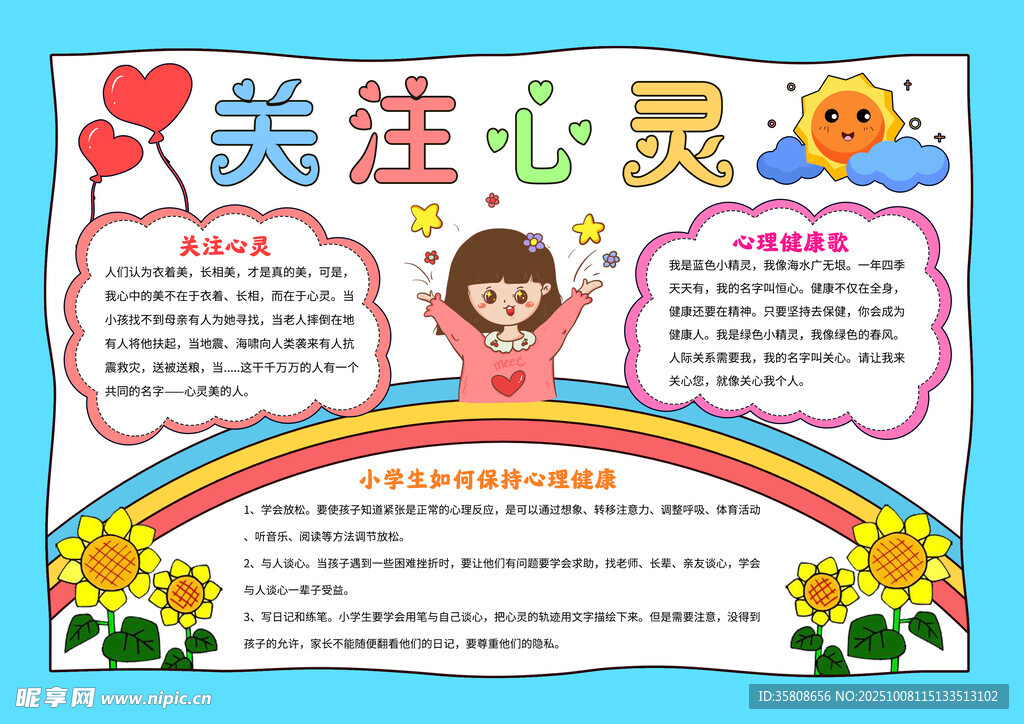 心理健康教育手抄报