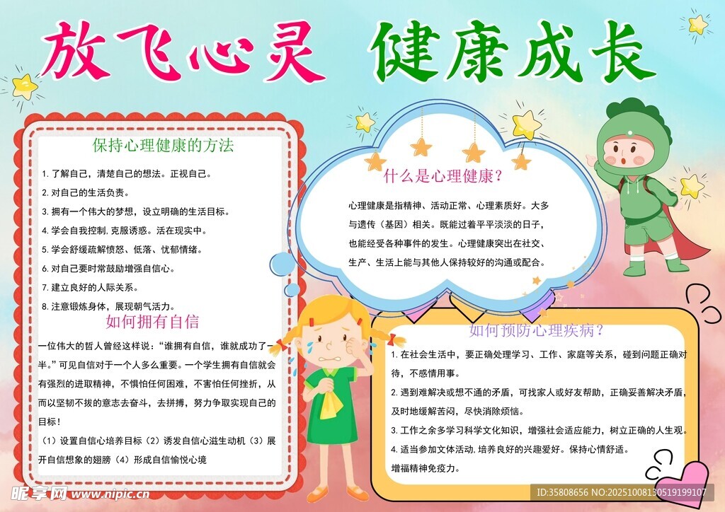 心理健康教育手抄报