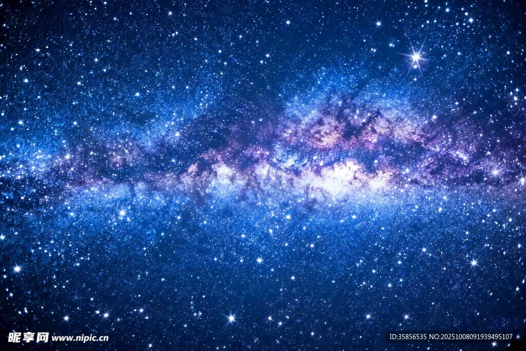 璀璨星空下的神秘宇宙