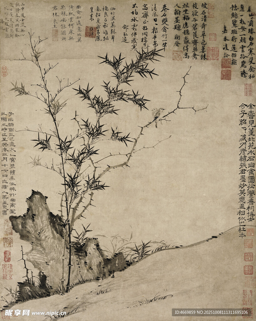 古意山水间的独行者