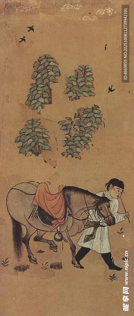 古代农耕场景图