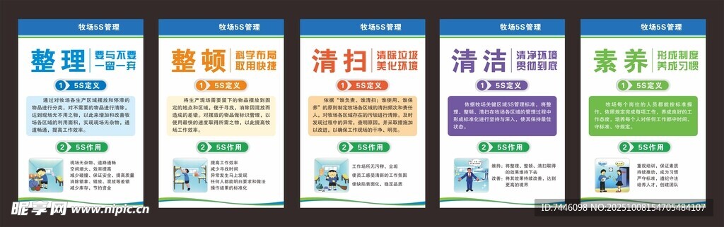 温馨提示5S管理