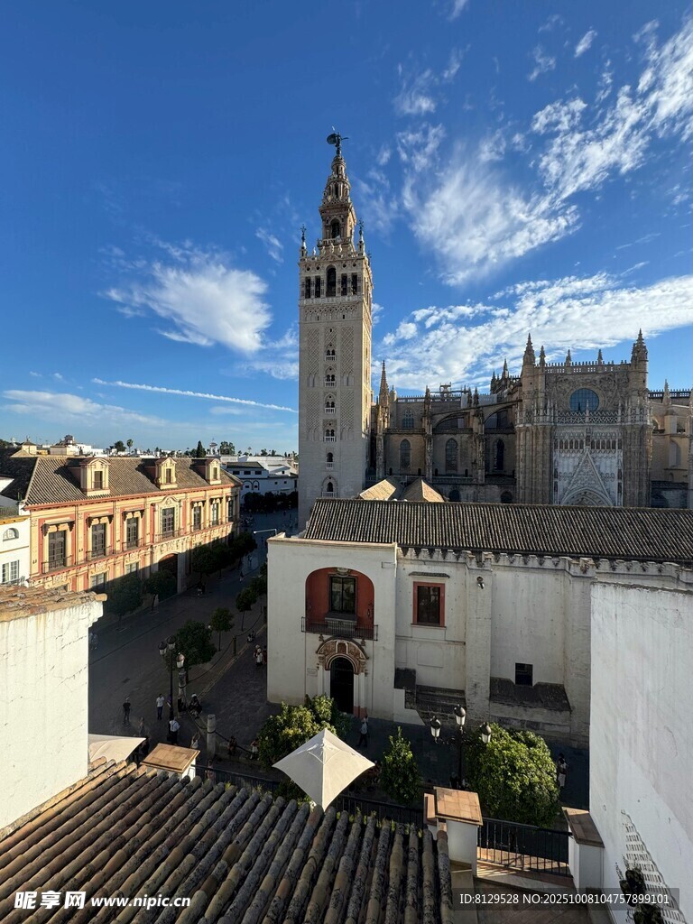塞维利亚古建筑风景