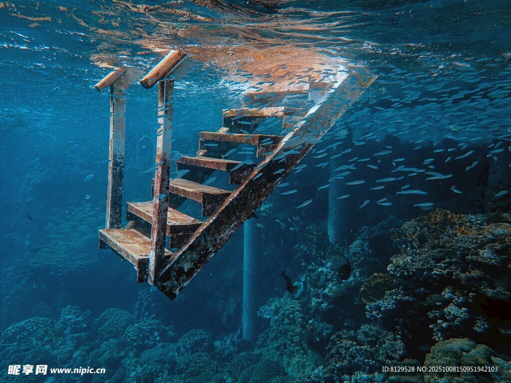 海底梦幻阶梯奇幻水下世界