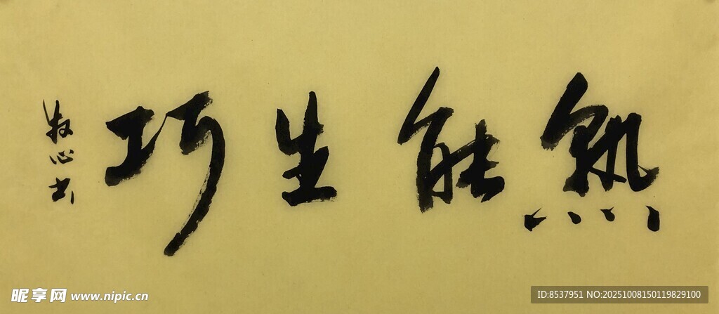 熟能生巧 杨克东书法作品