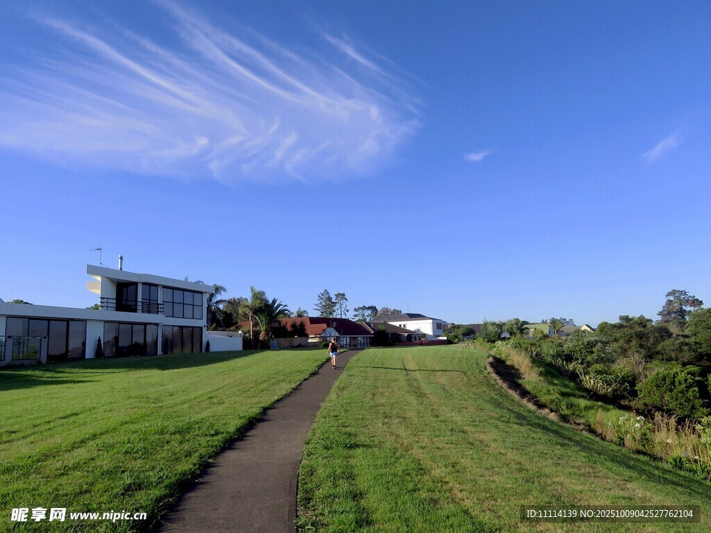 奥克兰海边小镇风景