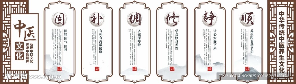 古典中医文化墙