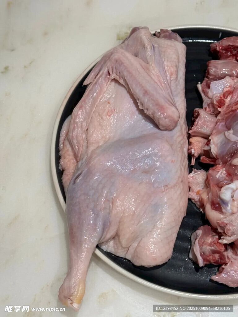 新鲜宰杀整鸽及鸽肉碎块