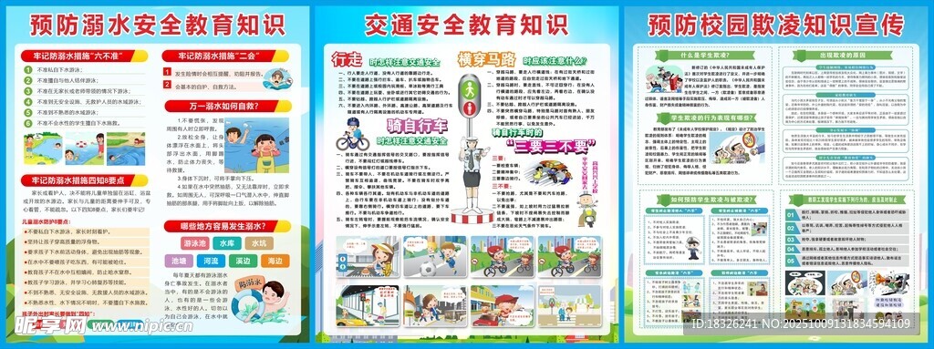 校园安全知道宣传栏