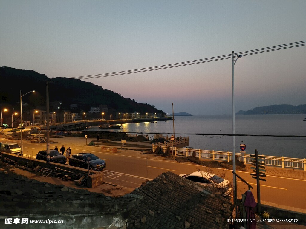 海边傍晚